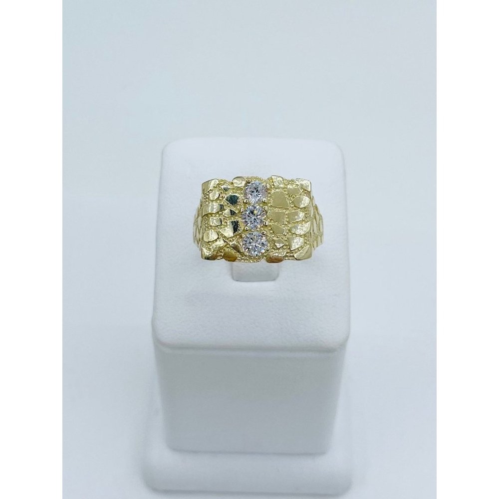 ❤️ Real 10k Gold Ring - Nugget Men’s Ring